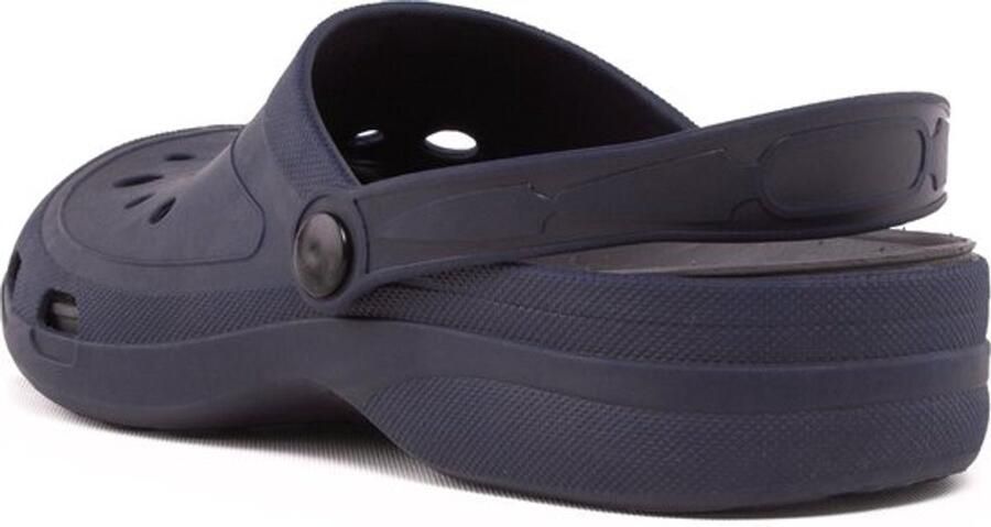 Buckhead Pantoffels Unisex Slipper Antibacterieel Anatomisch Licht & Flexibel Massage-effect Marineblauw