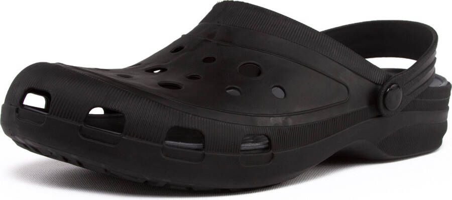 Buckhead Crocs Classic Type Slipper Pantoffel Dames Heren Kinderen slipper Antibacterieel slipper Anatomical Zwart