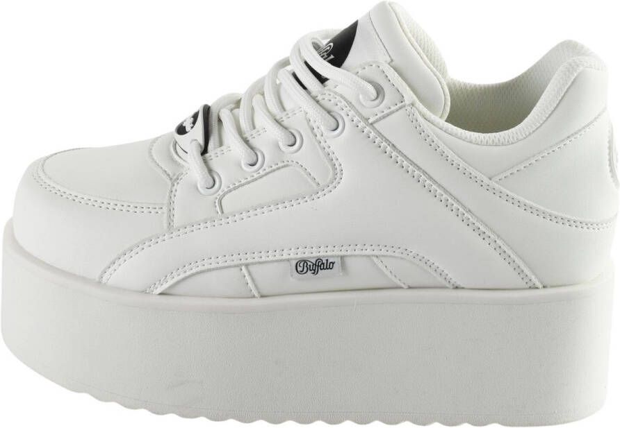 Buffalo Vegan Nappa Damessneakers White Dames
