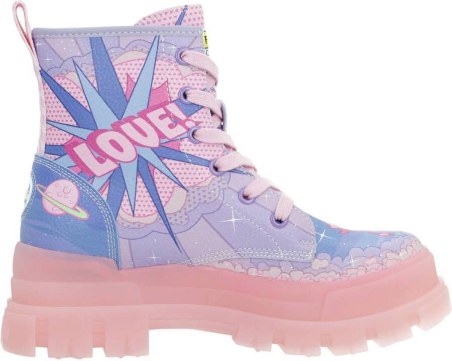 Buffalo ASPHA LACE UP HI Violet