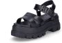 Buffalo Sandalen met geprofileerde plateauzool model 'ASPHA' - Thumbnail 7