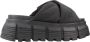 Buffalo Ava Velcross Vegan Slippers Zwart Vrouw - Thumbnail 1