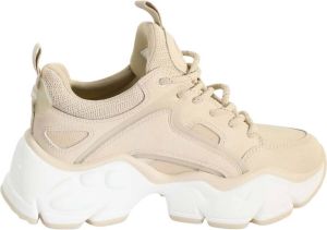 Buffalo Dames Binary C Sneakers Beige