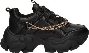 Buffalo Sneakers Binary Chain Vegan 1630539 Blk Zwart Dames