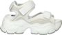 Buffalo Dames Binary O Sleehak Sandaal White Dames - Thumbnail 1