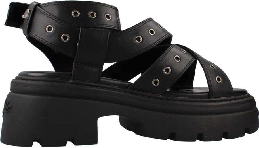 Buffalo Sandalen met sleehak 1602360b