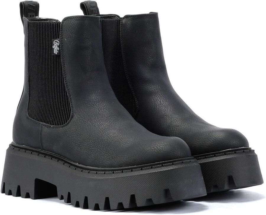 Buffalo Chelsea-boots Aspen Chelsea warm Plateauzolen enkellaarsjes instaplaarzen met memory foam-binnenzool - Foto 2