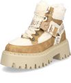 Buffalo Plateaulaarsjes Aspen Com Mid Warm Winterboots veterboots enkellaarsje met knuffelige warme voering - Beige