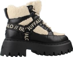 BUFFALO Veterlaarsjes 'ASPEN' beige zwart