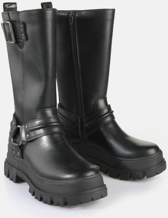 Buffalo ASPHA BIKER BOOT HI Dames Bikerlaars zwart - Foto 1