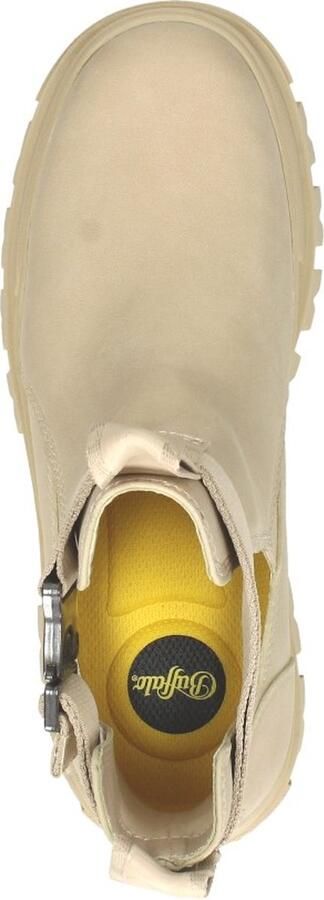 Buffalo Aspha COA Vegan Enkellaarsjes Plat beige - Foto 16