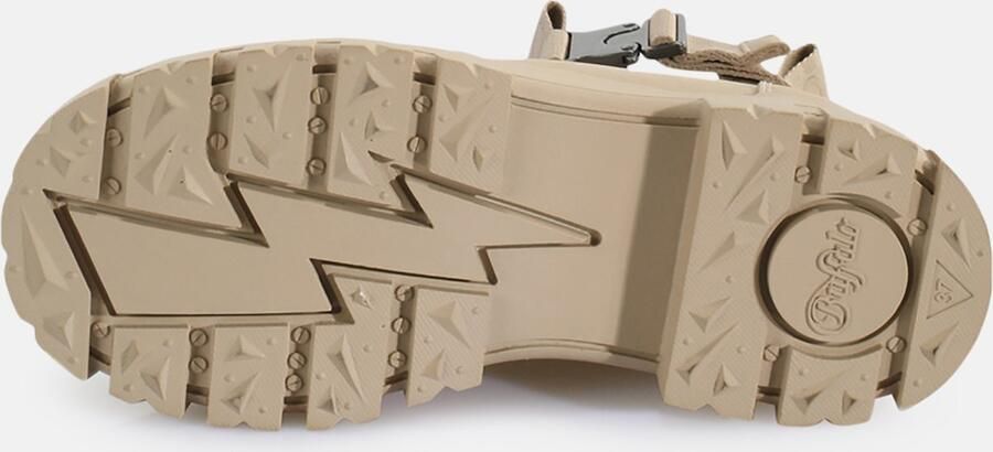 Buffalo Aspha COA Vegan Enkellaarsjes Plat beige - Foto 13