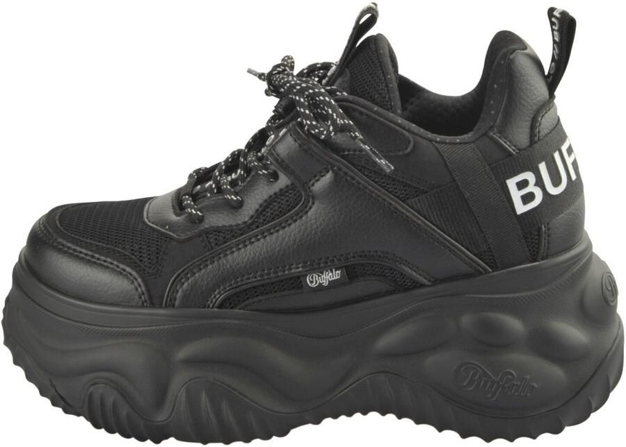 Buffalo Damestrainers Blader Matcha Vegan Nappa Nubuck Mesh