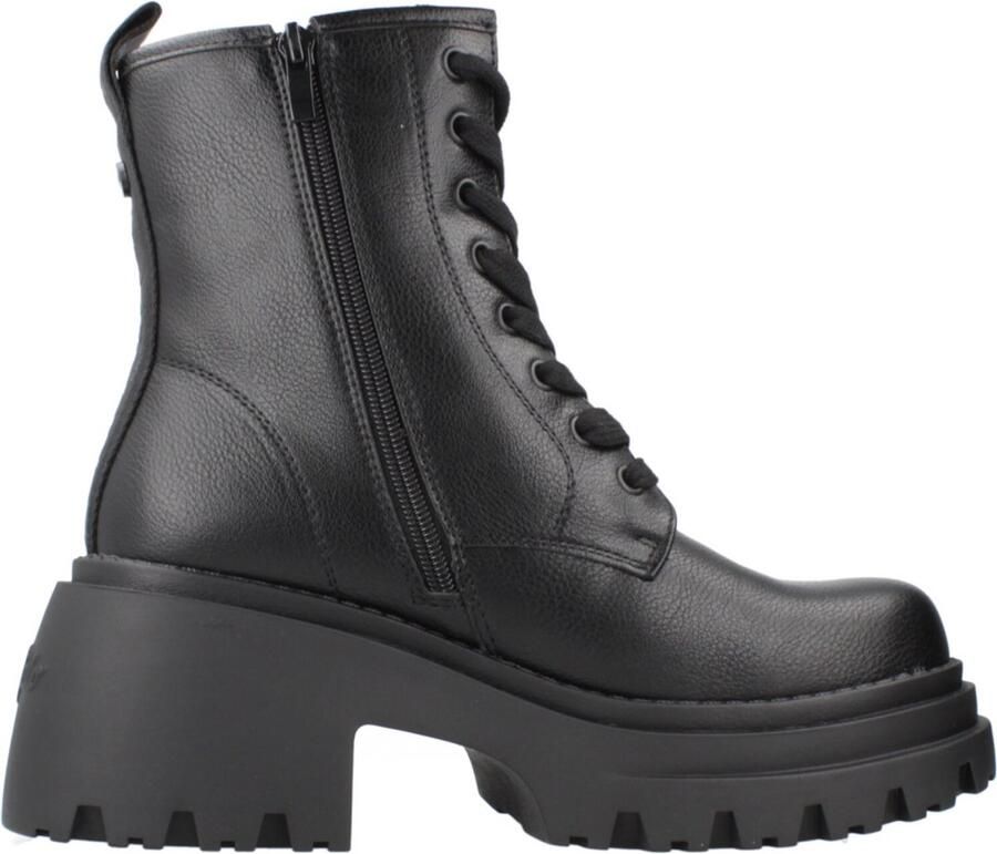 Buffalo Veterschoenen BRAVR LACE UP veterschoenen plateaustiefeletten hakken met memory foam