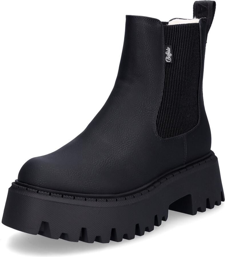 Buffalo Chelsea-boots Aspen Chelsea warm Plateauzolen enkellaarsjes instaplaarzen met memory foam-binnenzool