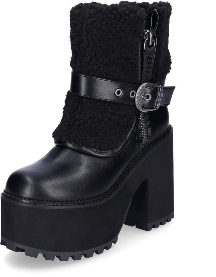 Buffalo dames enkellaars Killah Fold zwart