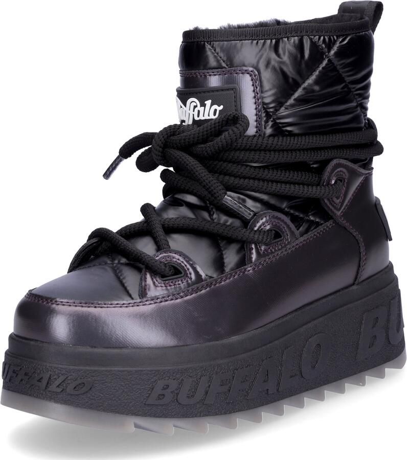 Buffalo Snowboots Eliza Winterboots veterboots instaplaarzen met warme voering