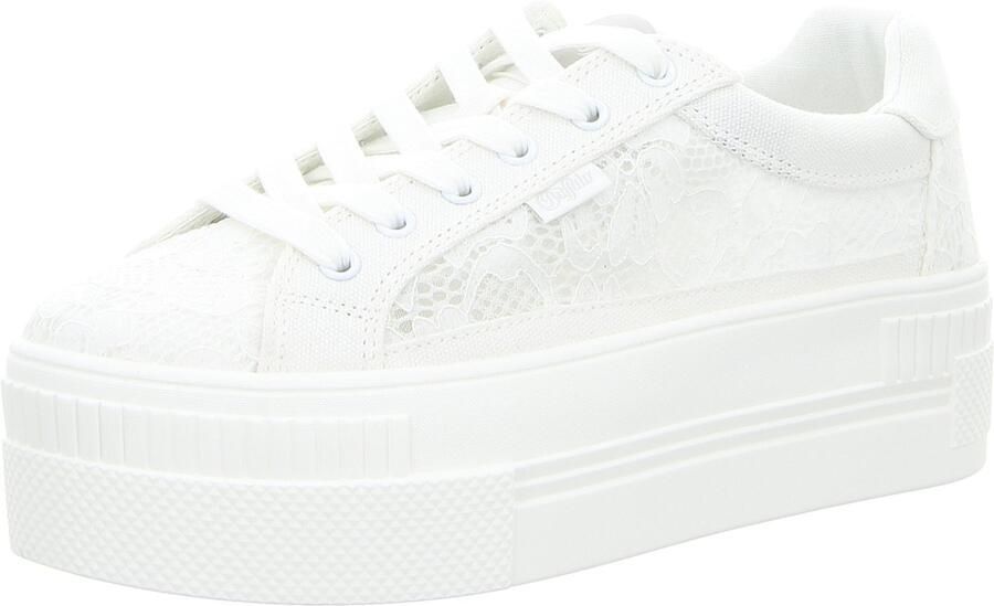 Buffalo Plateausneakers PAIRED ICE veterschoen vrijetijdssneaker lage schoen met sieraandeel