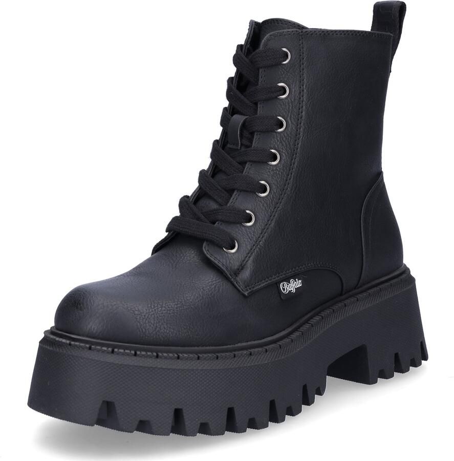 Buffalo Veterschoenen ASPEN LACE UP WARM VEGAN winterlaarzen enkellaars plateausool met warme voering - Foto 2