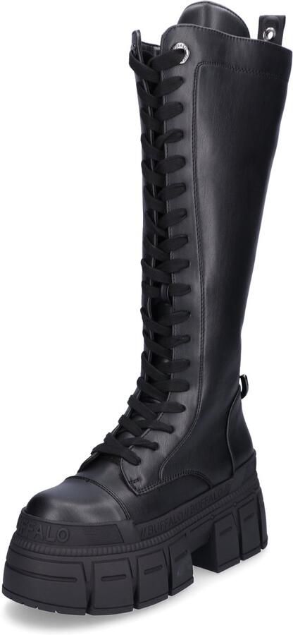 Buffalo dames veterlaarzen Gospher Lace Up Hi zwart