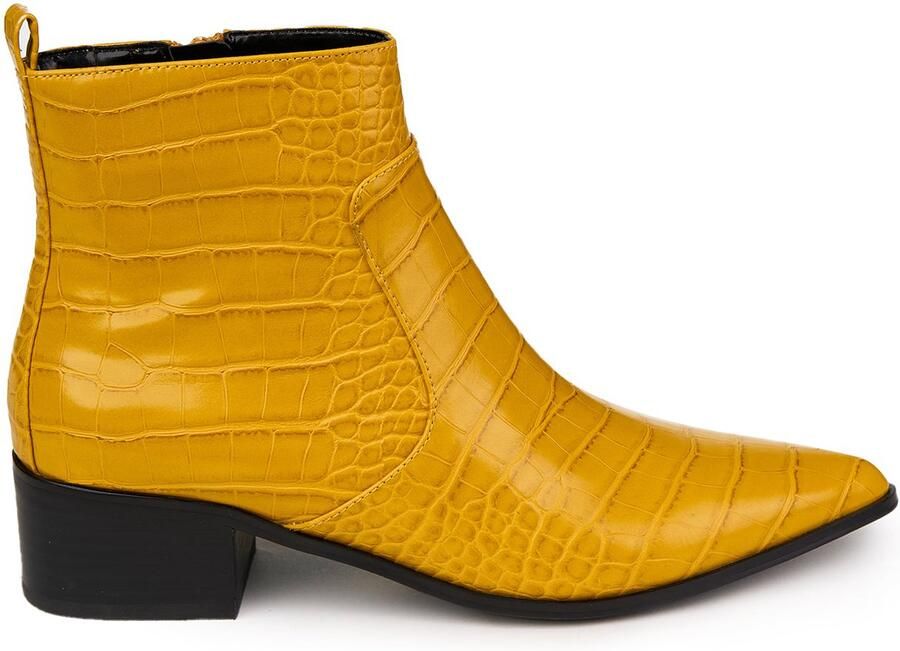 Buffalo London Fiona mosterdlaarzen naturel