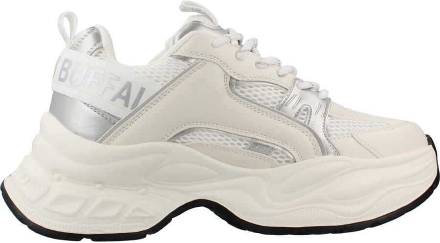 BUFFALO Sneakers laag 'Para' zilver wit