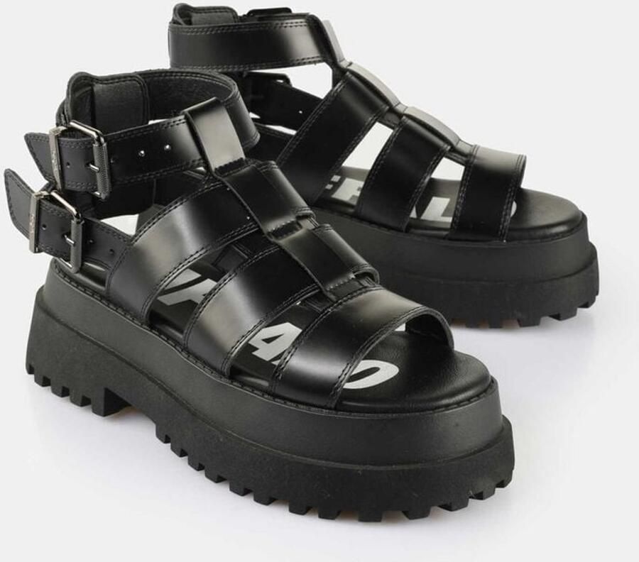 Buffalo PLUTO GLD Dames Sandaal zwart