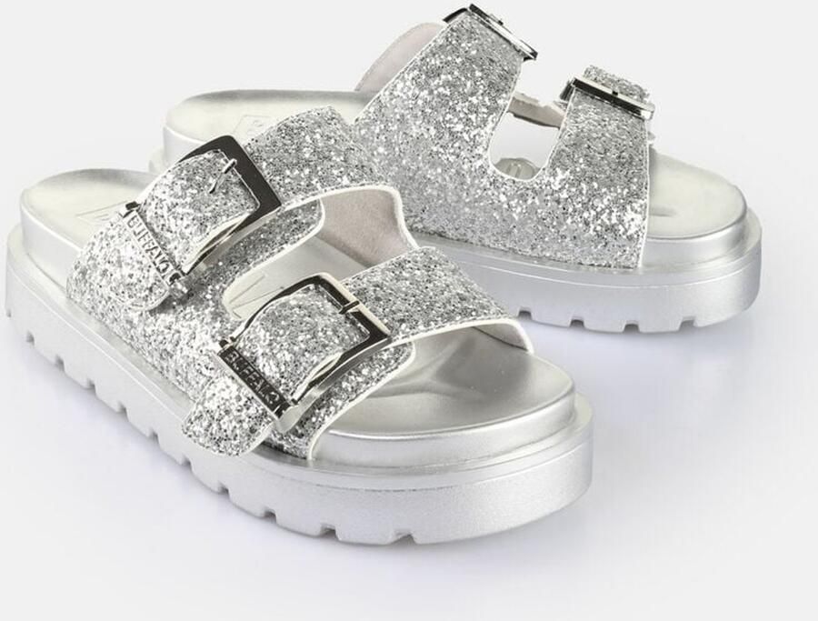 Buffalo RAYA ARI GLAM SILVER Dames Sandaal zilverkleurig