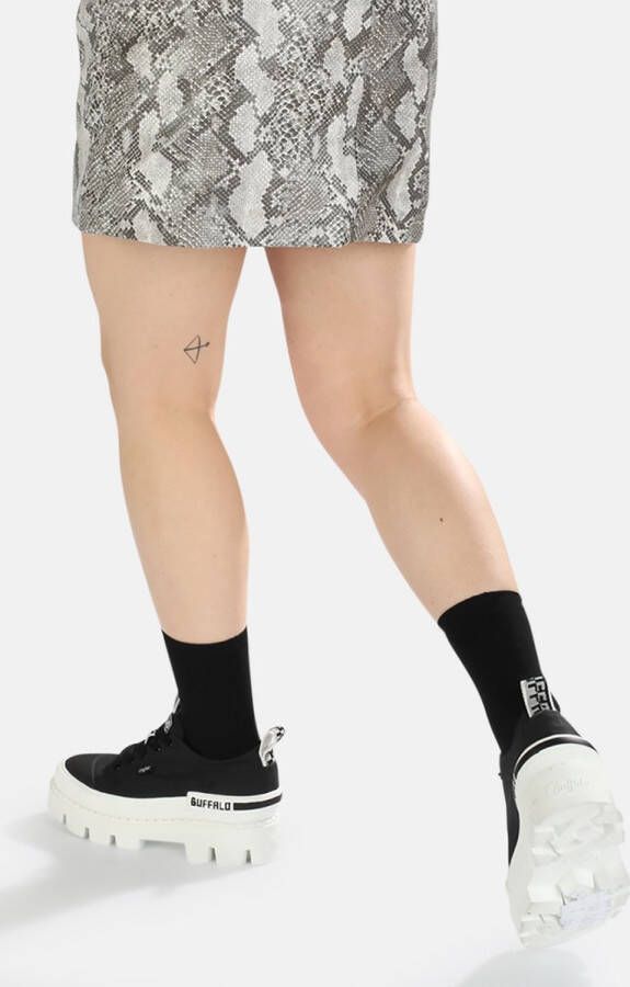 Buffalo Sneakers Raven Lo Vegan Sakers 1630640-Blk Zwart Dames - Foto 7