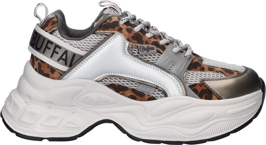 BUFFALO Sneakers laag 'Yuno One' bruin donkerbruin grijs zwart