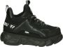 Buffalo Chai dames dad sneaker Zwart wit - Thumbnail 1
