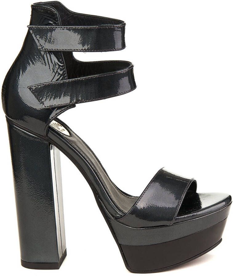 Buffalo chanterelle sandals natuurlijk leer zln