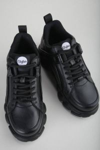 Buffalo Plateausneakers Corin met karakteristieke plateauzool