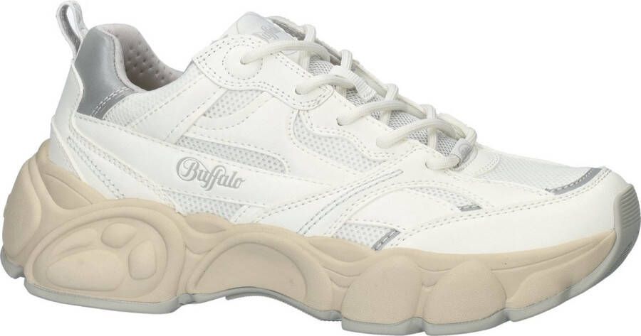 Buffalo Cld Run Rt Trendy Sneakers Dames white silver grey maat: 36 beschikbare maaten:36 37 38 39 40 41