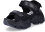 Buffalo dames plateausandaal Binary 0 zwart - Thumbnail 5