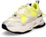 Buffalo dames sneaker Triplet Lace crème limoen - Thumbnail 1
