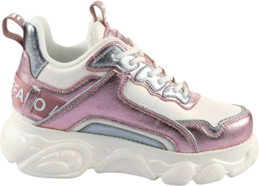 Buffalo Dames Sneakers Wit 1636468 WhtPnk Cld Chai