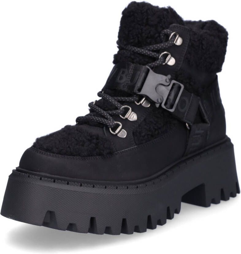 Buffalo dames veterlaars Aspen Com Mid zwart