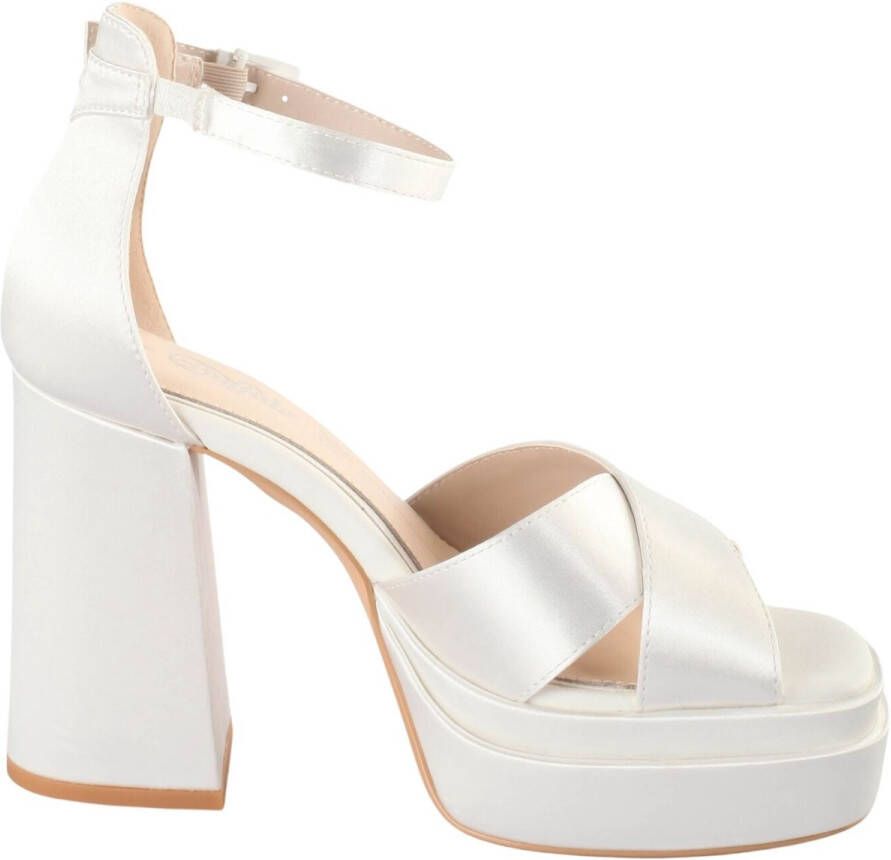 Buffalo Pumps & high heels Bonny Cross in wit