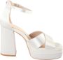 Buffalo Pumps & high heels Bonny Cross in wit - Thumbnail 1
