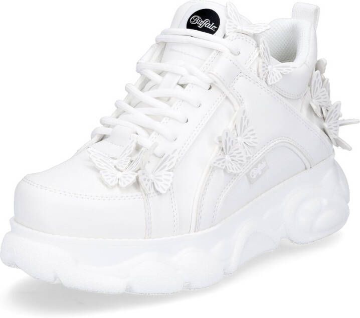 Buffalo Witte Vlinder Sneakers White Dames