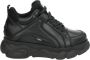 Buffalo Plateausneakers Corin veterschoen vrijetijdsschoen ugly sneaker met typische plateausool - Thumbnail 1
