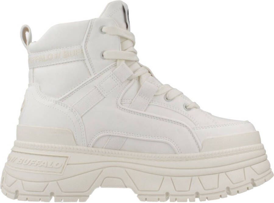 Buffalo Veterschoenen FUSION HYB MID VEGAN enkellaars high top sneaker plateau hak met memory foam