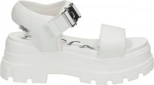 Buffalo Jojo Sandalen Plat wit