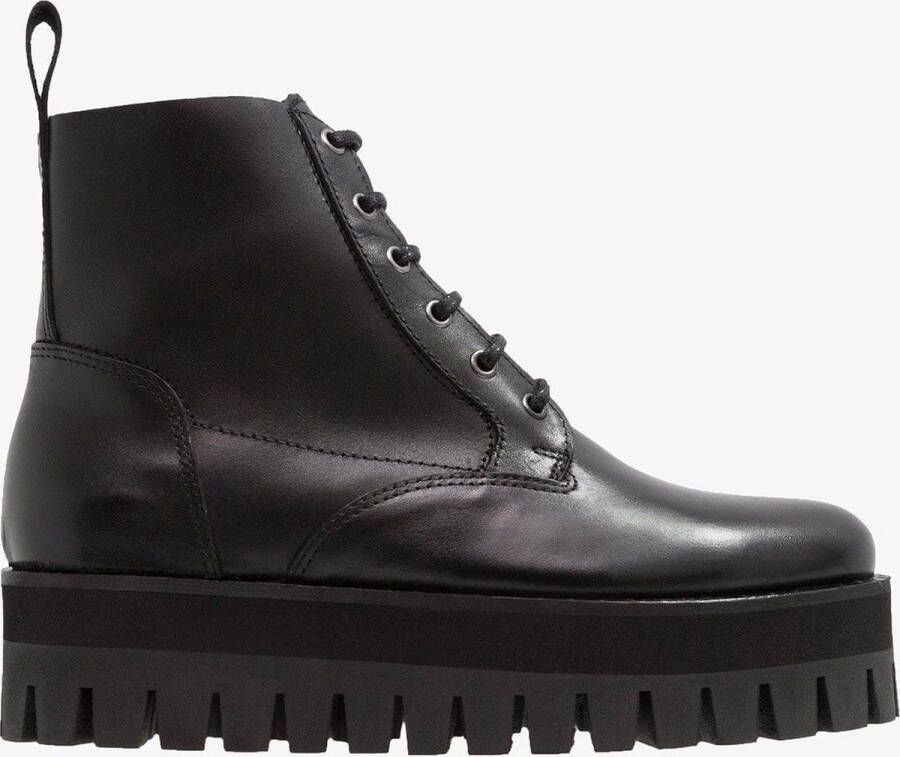 Buffalo London Winter Pear Bootie Plateau Zwart