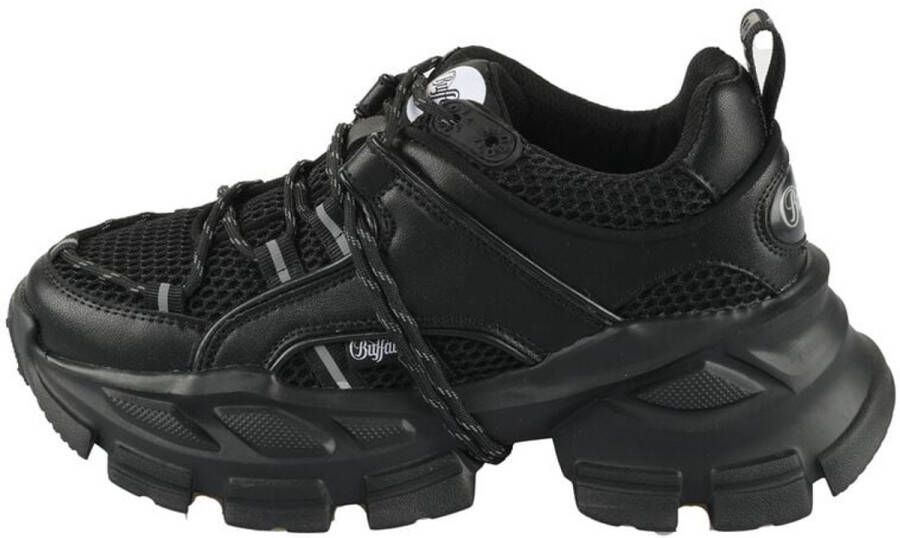Buffalo SATURN LACE Sneakers zwart Leer Dames Street wear