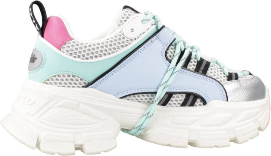 Buffalo Sneakers Baskets femme Saturn Lace Vegan Nappa Mesh
