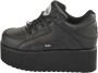 Buffalo Vegan Nubuck Damessneakers Black Dames - Thumbnail 1