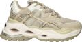 Buffalo Sneakers met sleehak TRIPLET HOLLOW met ugly-loopzool - Beige