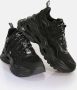 Buffalo Triplet Hollow Vegan Nappa Sneakers zwart Polyurethaan Street wear - Thumbnail 1